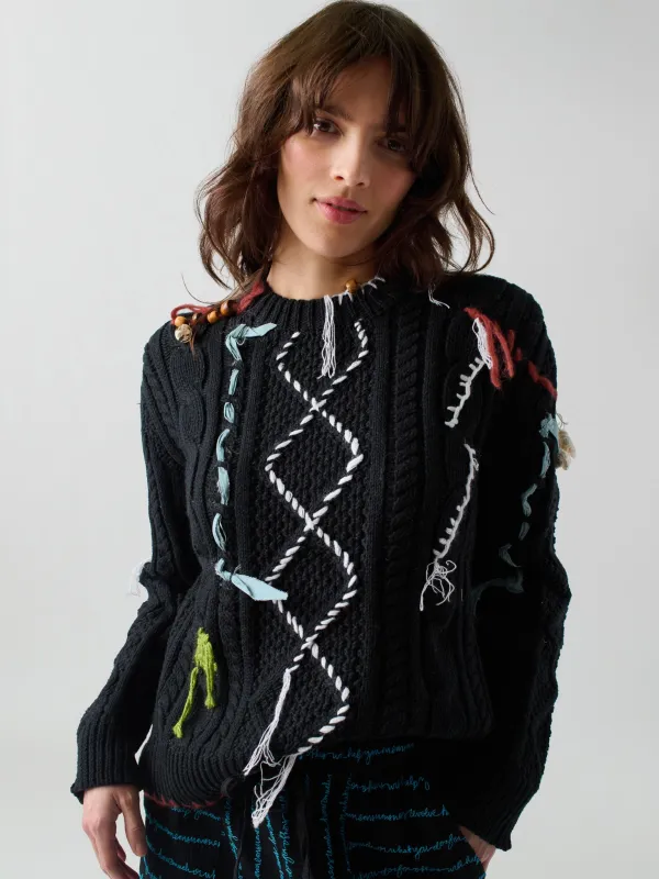 Vaggelis Crewneck sold by Lingua Franca NYC