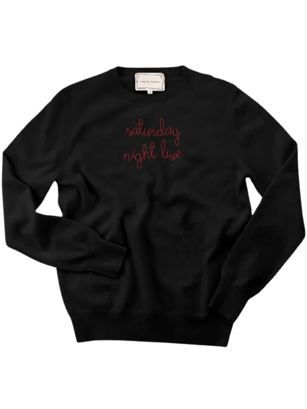 "saturday night live" Men's Crewneck sold by Lingua Franca NYC