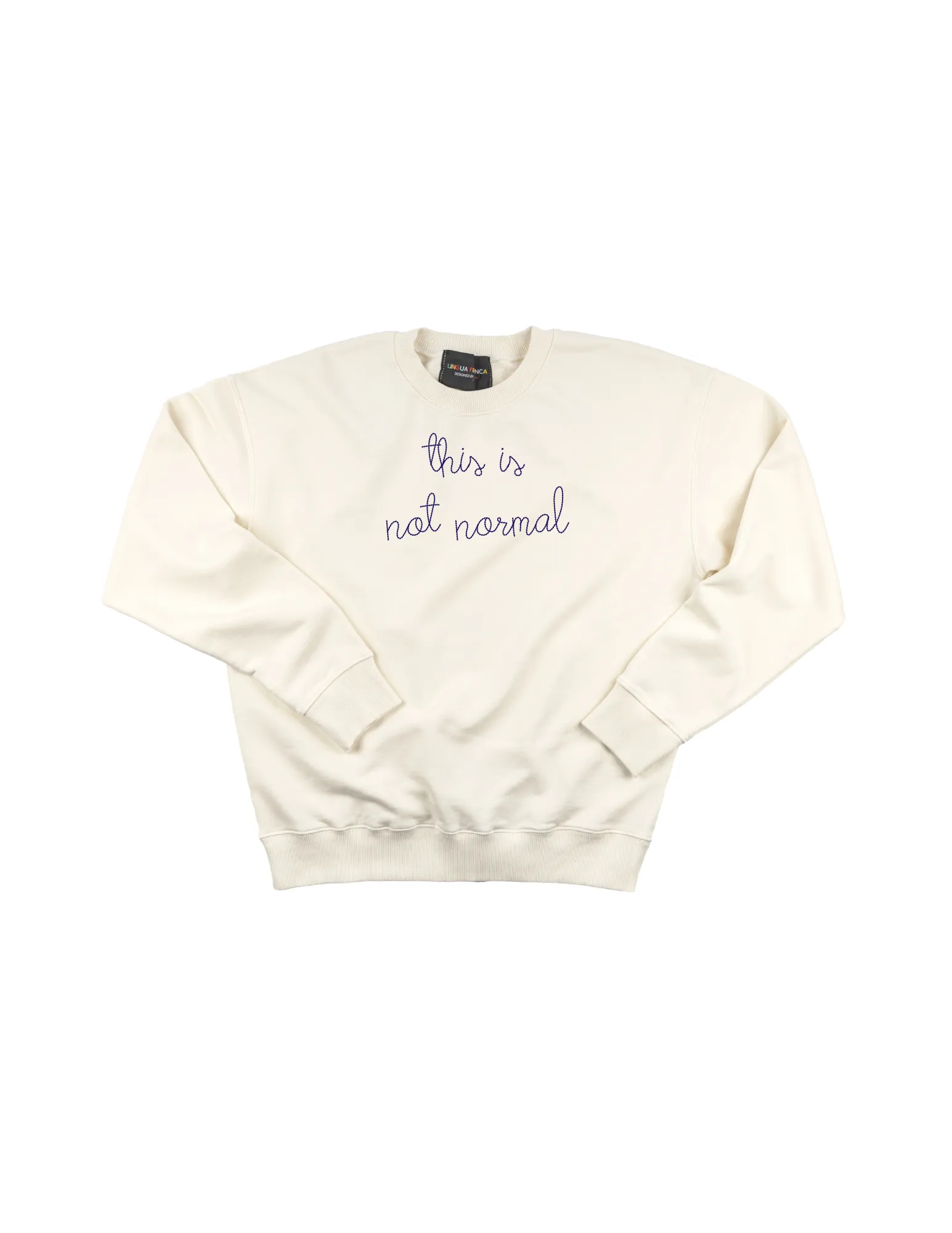 "This is Not Normal" Women's Sweatshirt sold by Lingua Franca NYC
