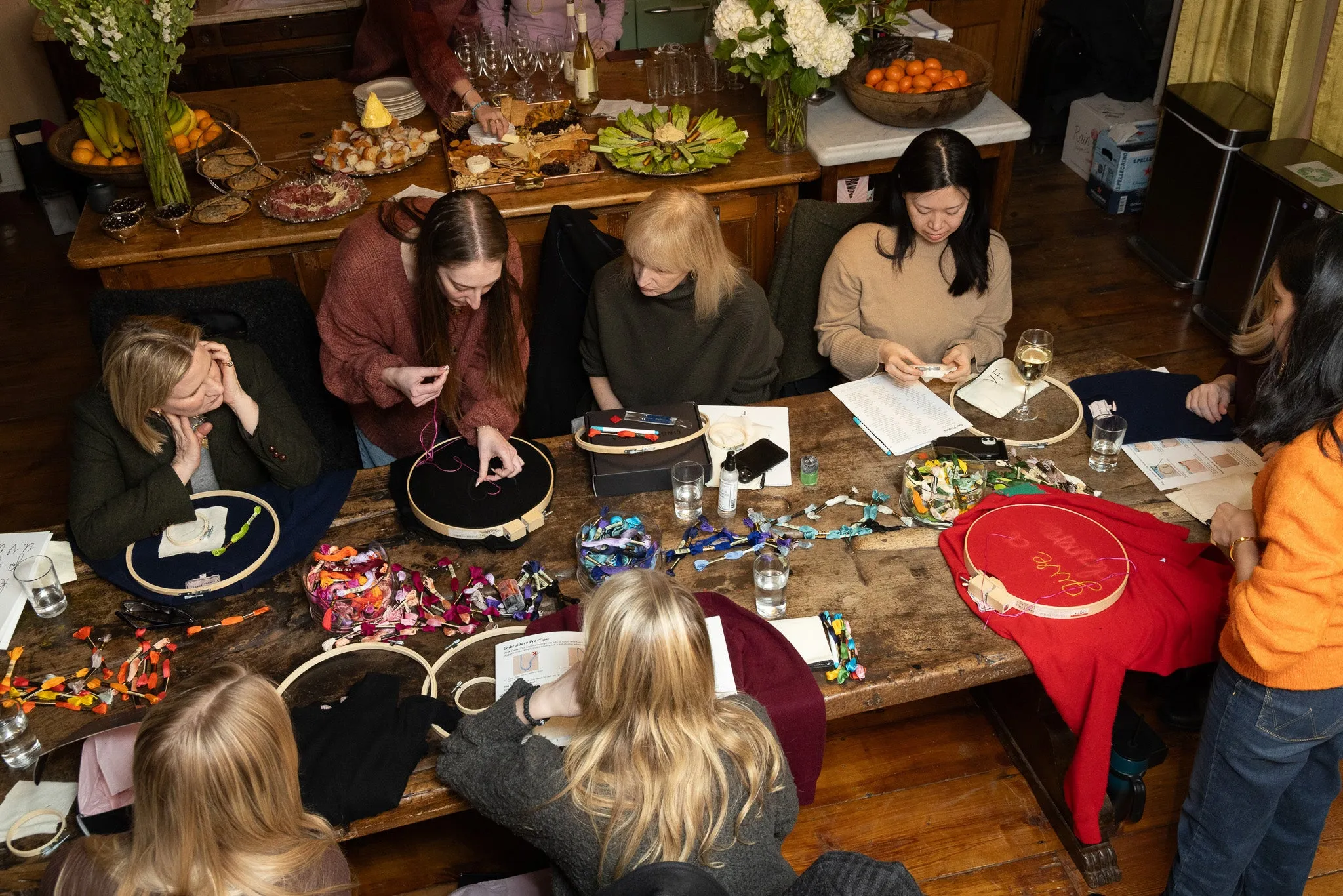 Embroidery Workshop (includes sweater) sold by Lingua Franca NYC product image thumbnail 4