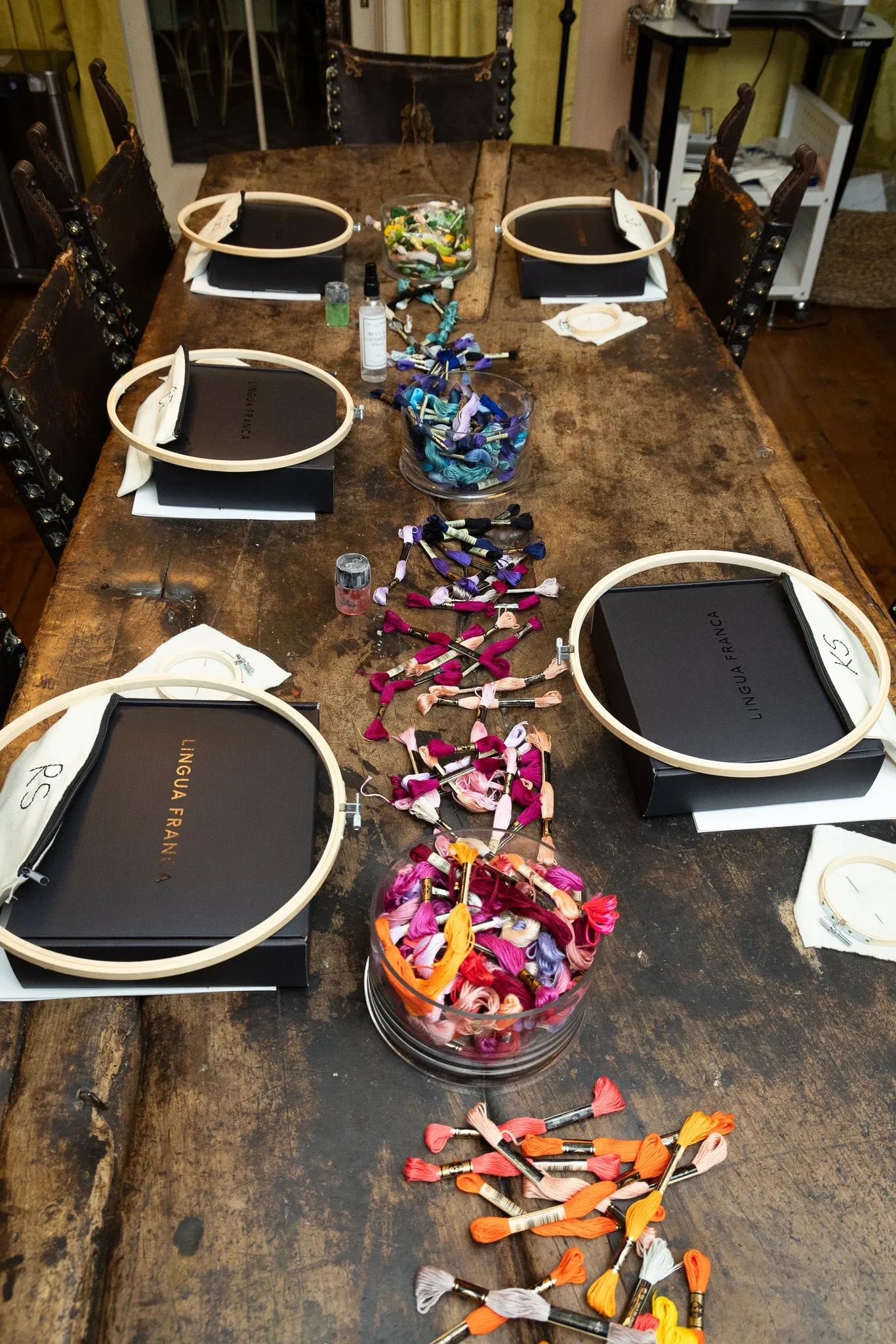 Embroidery Workshop (includes sweater) sold by Lingua Franca NYC product image thumbnail 3