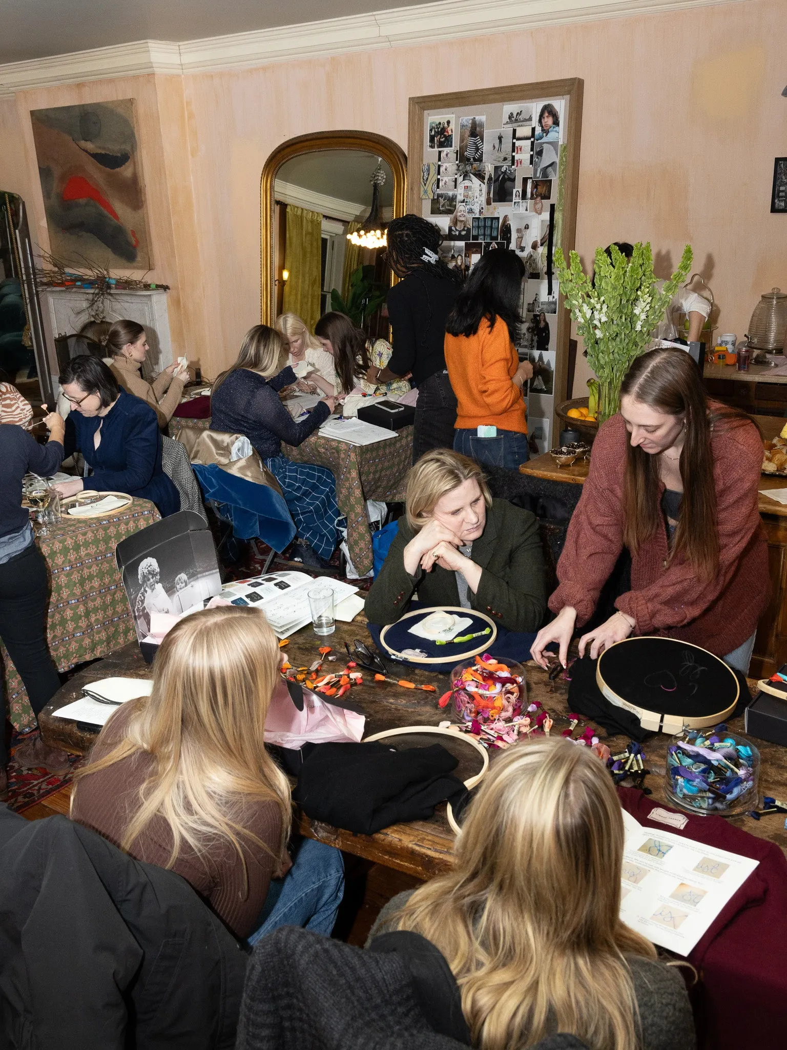 Embroidery Workshop (includes sweater) sold by Lingua Franca NYC product image thumbnail 5