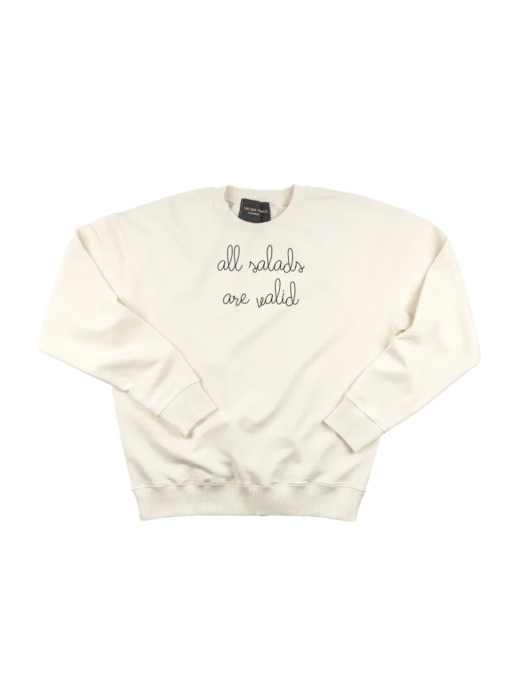 "all salads are valid" Men's Sweatshirt sold by Lingua Franca NYC product image thumbnail 2