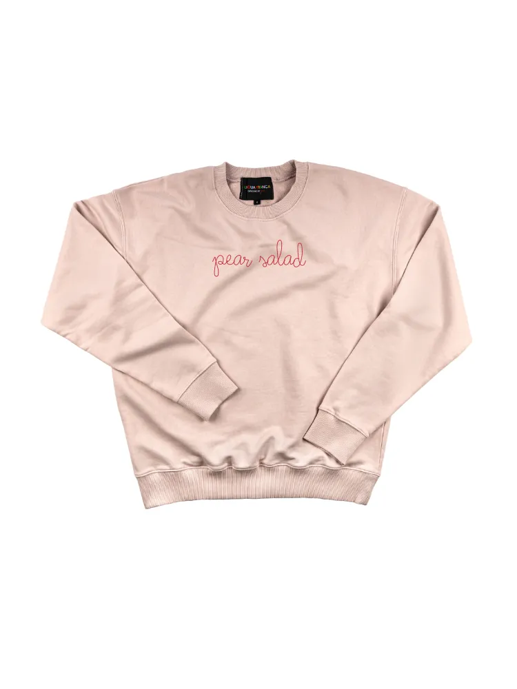 "pear salad" Women's Sweatshirt sold by Lingua Franca NYC product image thumbnail 3