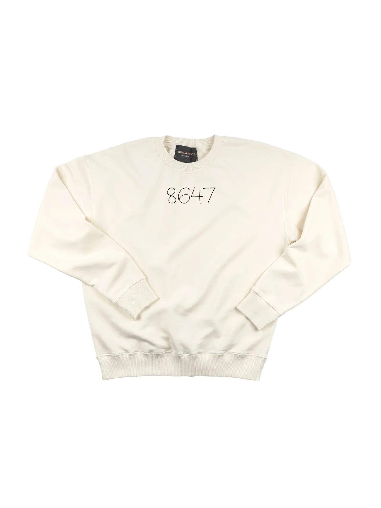 "8647" Women's Sweatshirt sold by Lingua Franca NYC product image thumbnail 2