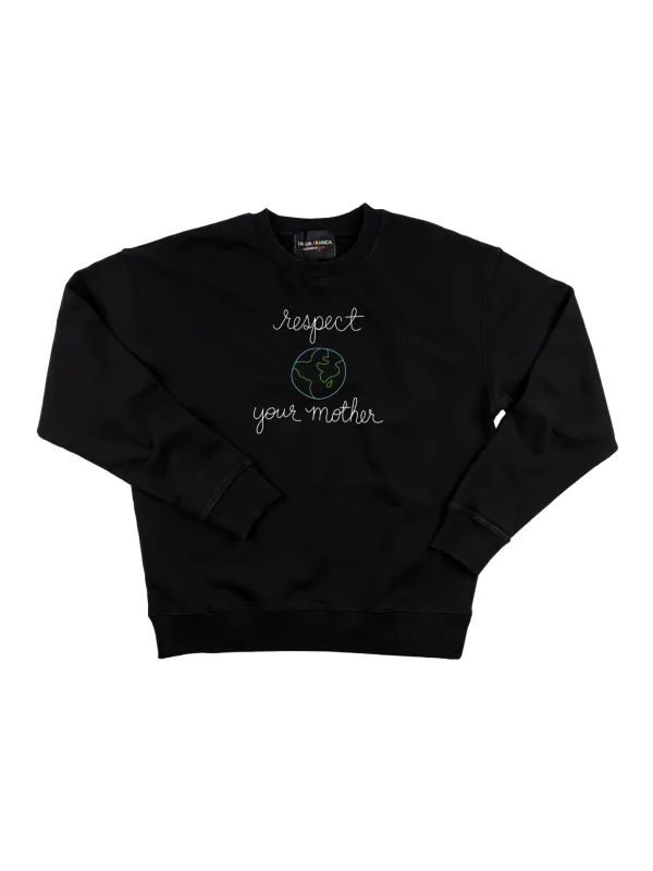 "respect your mother" Men's Sweatshirt sold by Lingua Franca NYC