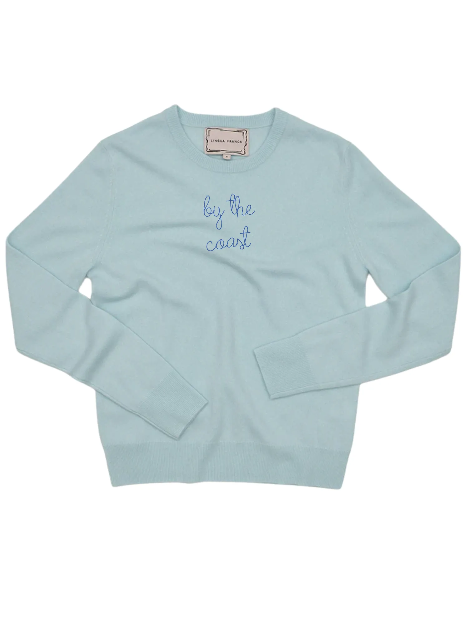 "by the coast" Women's Crewneck sold by Lingua Franca NYC