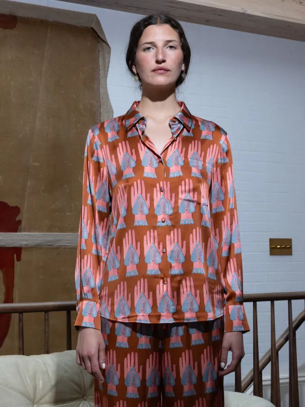 Love Token Button Down made by Lingua Franca NYC