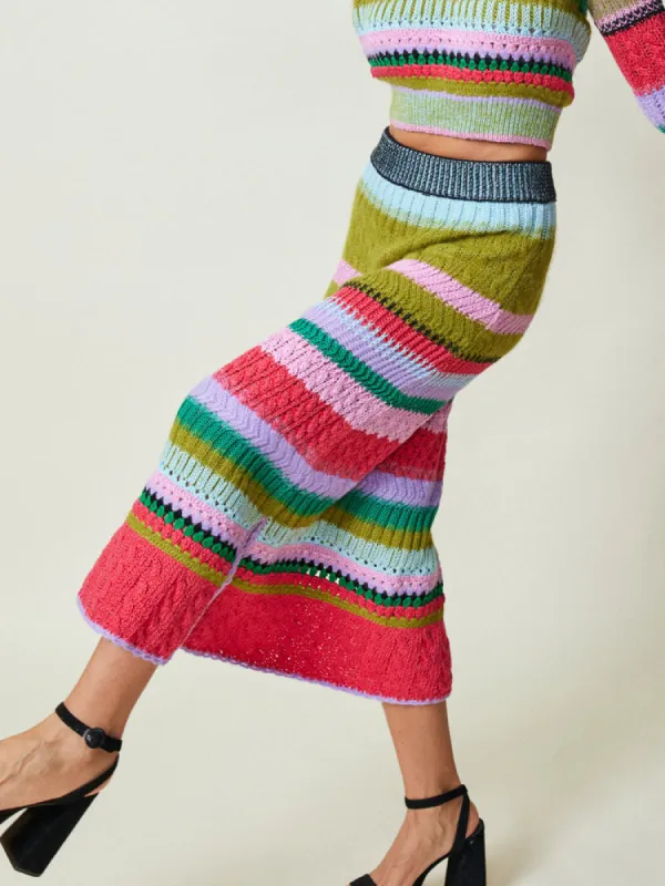 Ashby Multi Stitch Skirt sold by Lingua Franca NYC