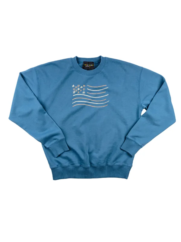 Unity Flag Women's Sweatshirt sold by Lingua Franca NYC
