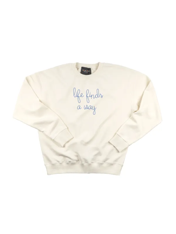 "life finds a way"Men's Sweatshirt sold by Lingua Franca NYC