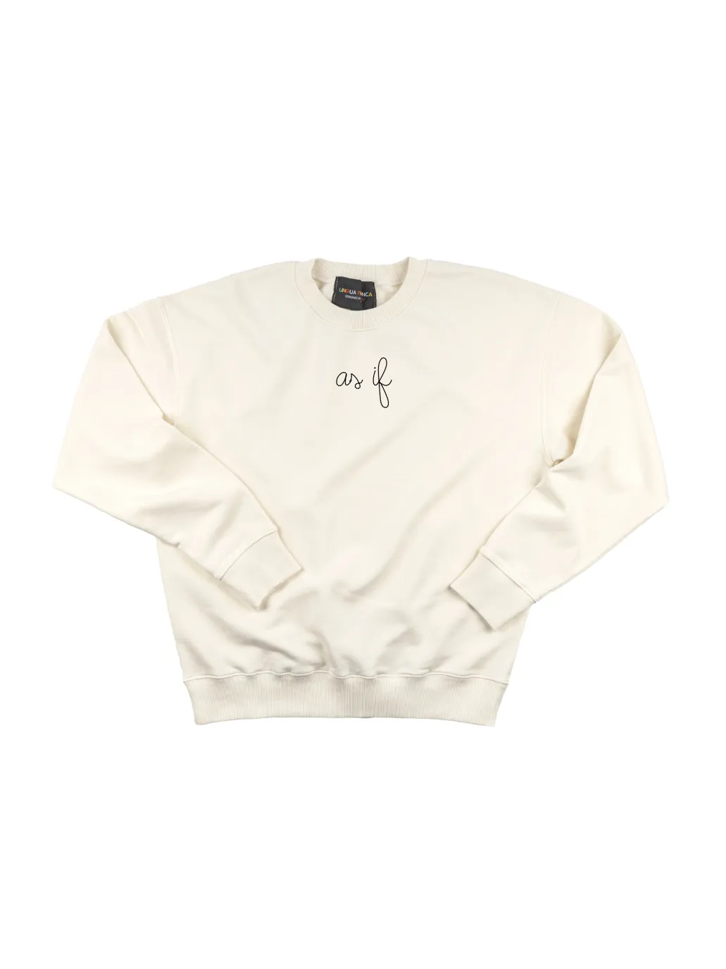 "as if" Women's Sweatshirt sold by Lingua Franca NYC product image thumbnail 2