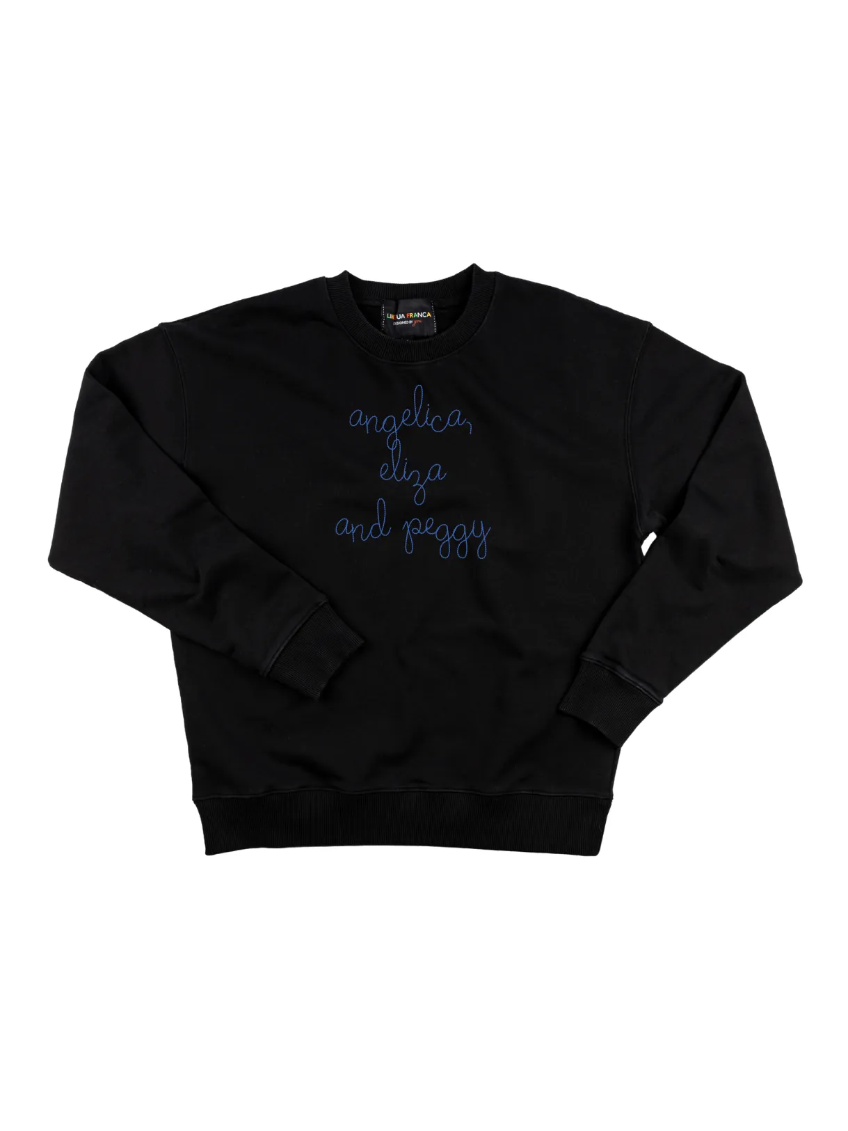 "angelica, eliza and peggy" Women's Sweatshirt sold by Lingua Franca NYC product image thumbnail 3