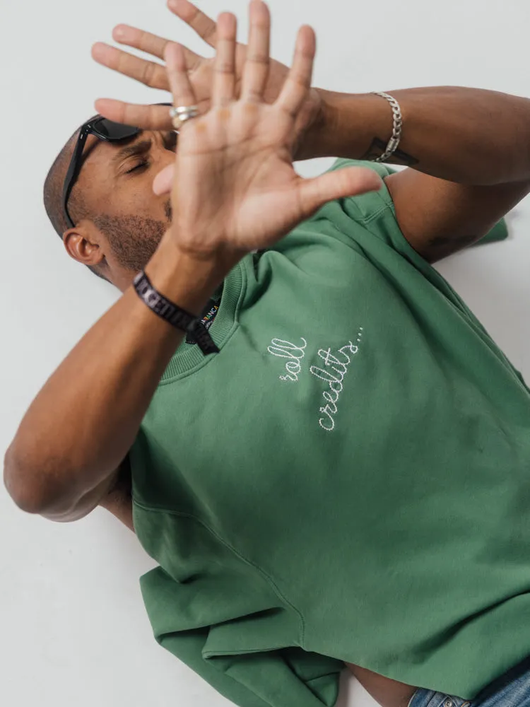 "roll credits..." Women's Sweatshirt sold by Lingua Franca NYC