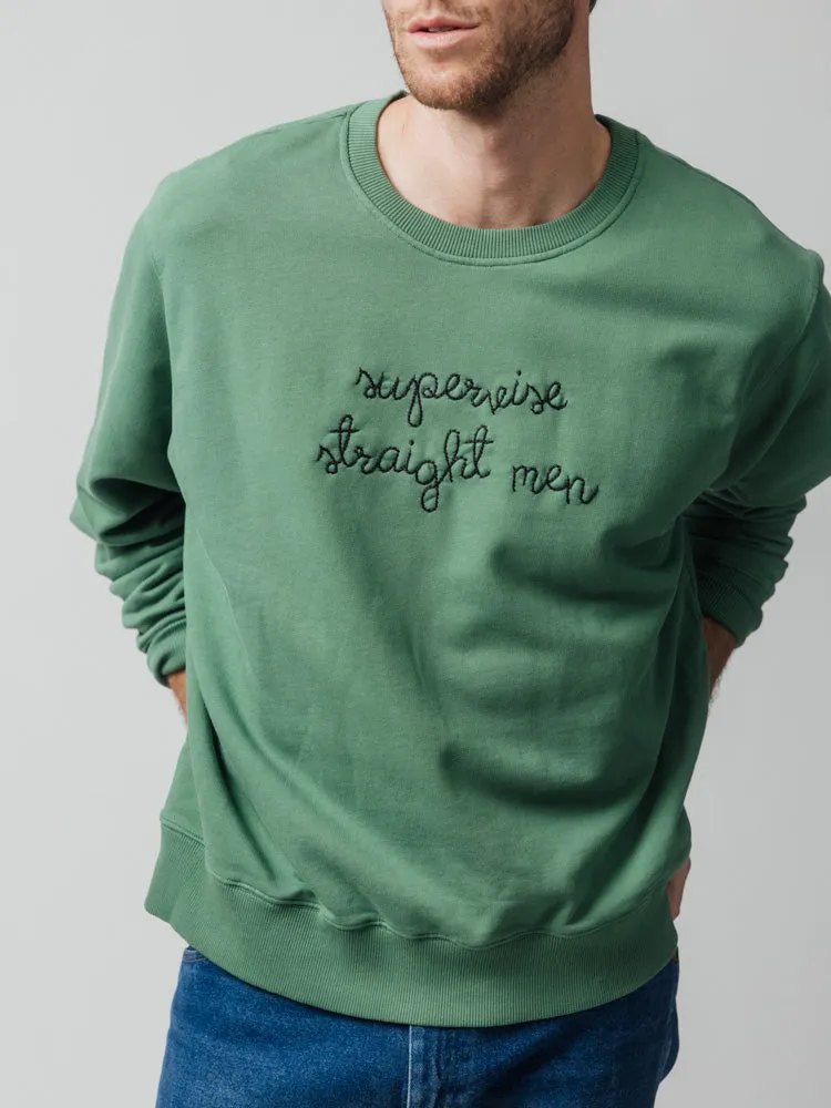 "supervise straight men" Men's Sweatshirt sold by Lingua Franca NYC
