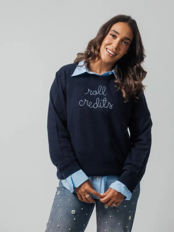 Blakely Thornton Women's Crewneck made by Lingua Franca NYC