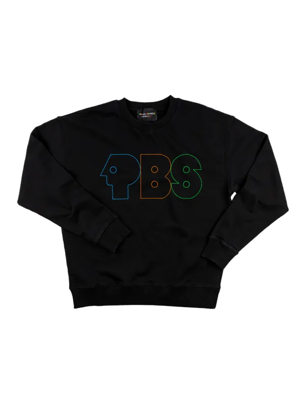 "pbs retro logo" Women's Sweatshirt made by Lingua Franca NYC
