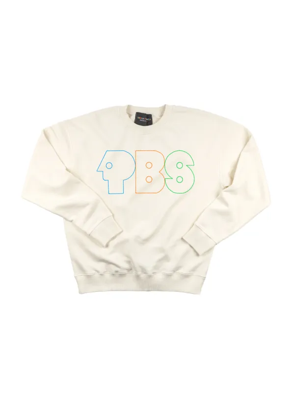 "pbs retro logo" Men's Sweatshirt sold by Lingua Franca NYC