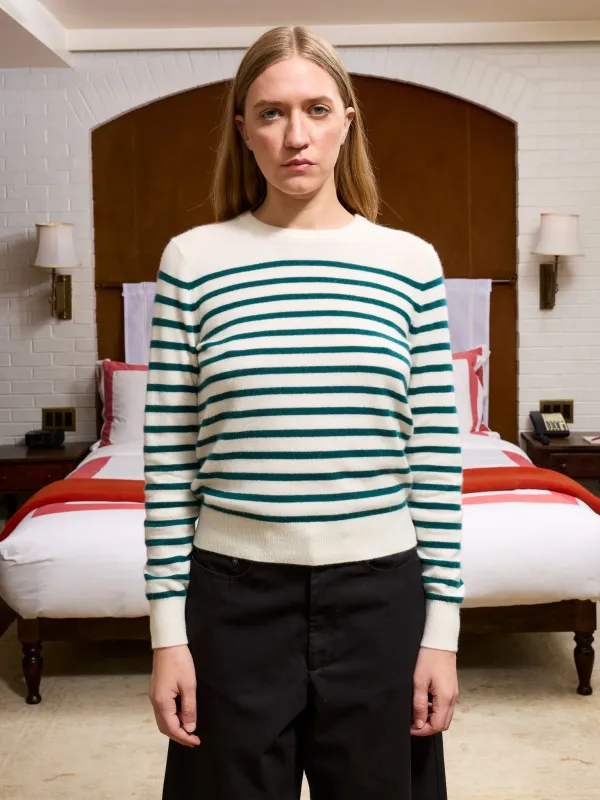 Stripe Crewneck sold by Lingua Franca NYC