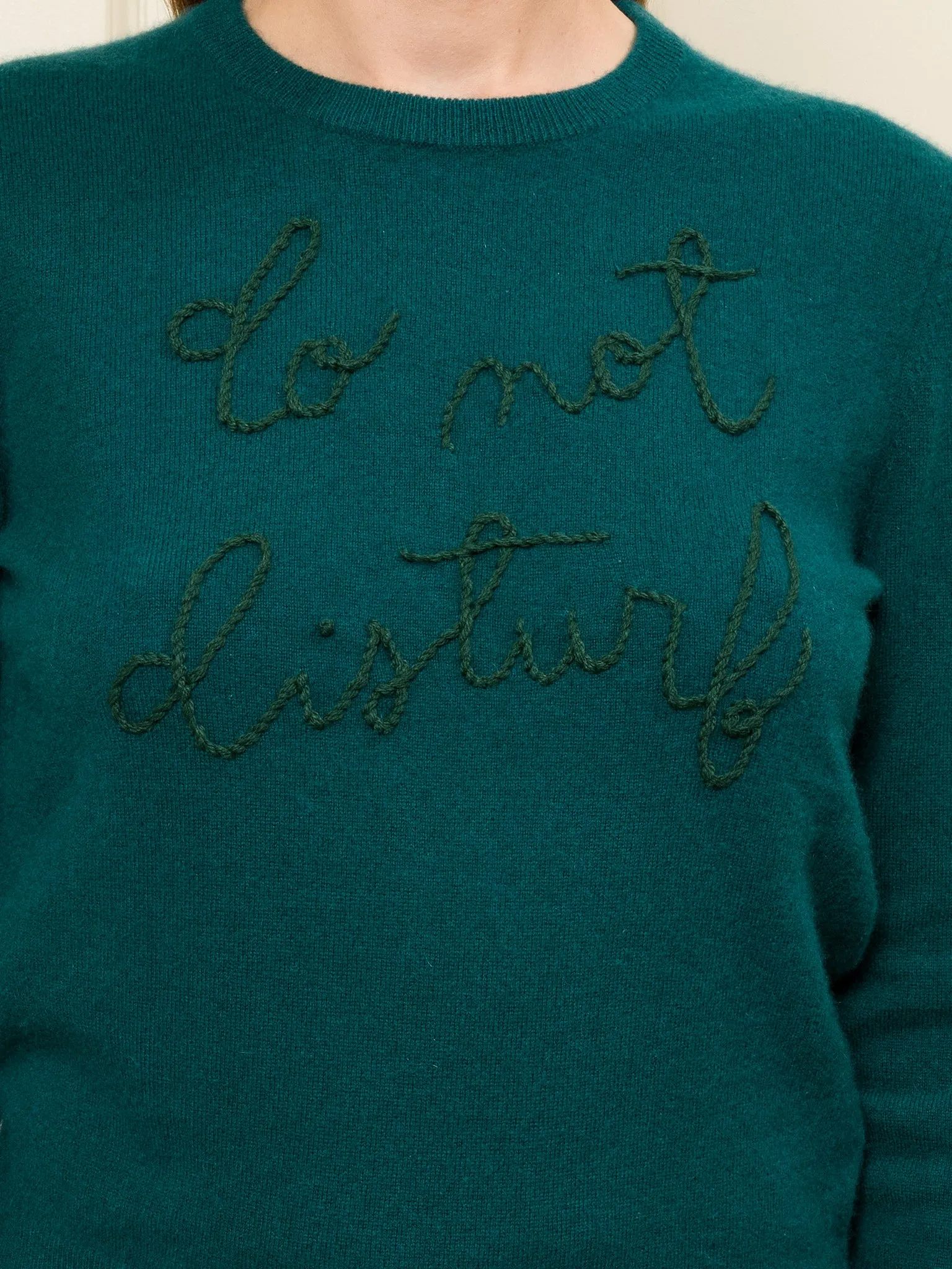 Do Not Disturb Crewneck sold by Lingua Franca NYC product image thumbnail 2