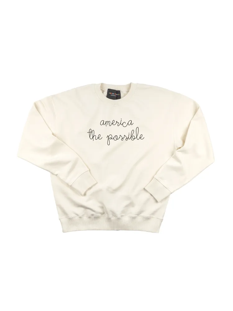 "america the possible" Men's Sweatshirt sold by Lingua Franca NYC product image thumbnail 2