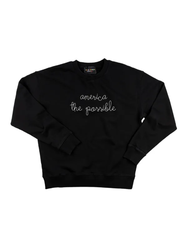 "america the possible" Men's Sweatshirt made by Lingua Franca NYC