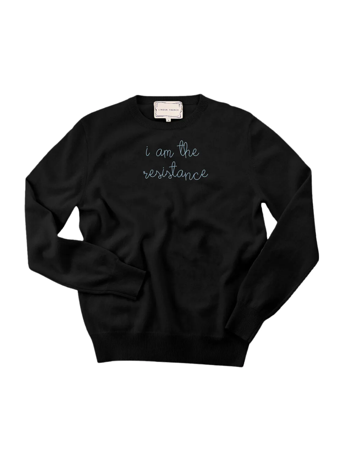 "i am the resistance" Men's Crewneck sold by Lingua Franca NYC