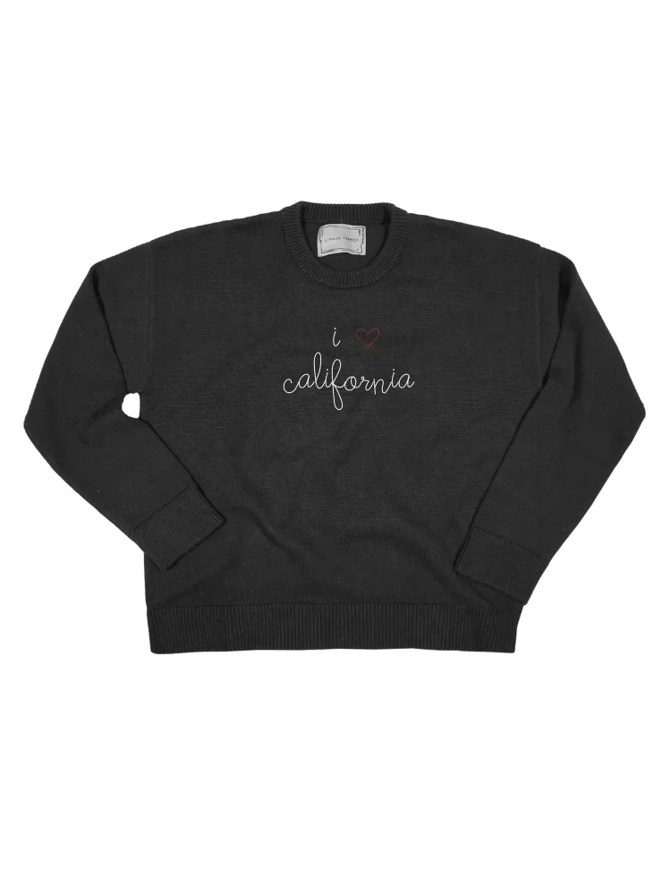 "i heart california" Maxine Sweater sold by Lingua Franca NYC