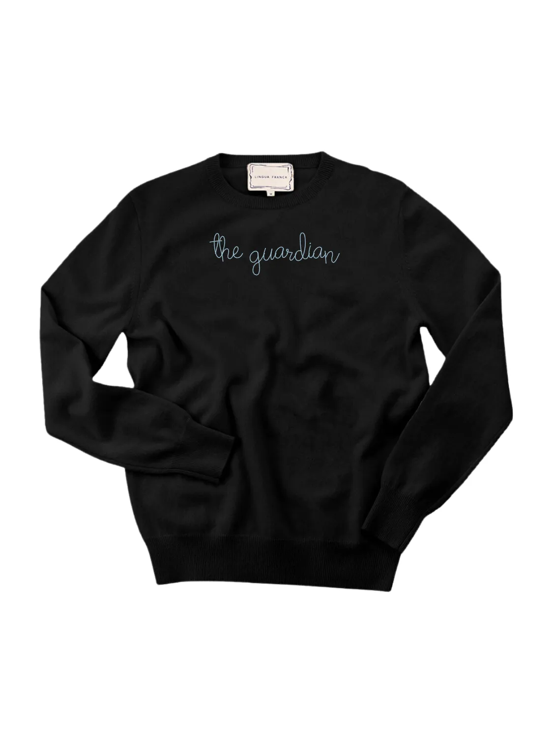 "the guardian" Men's Crewneck sold by Lingua Franca NYC product image thumbnail 3