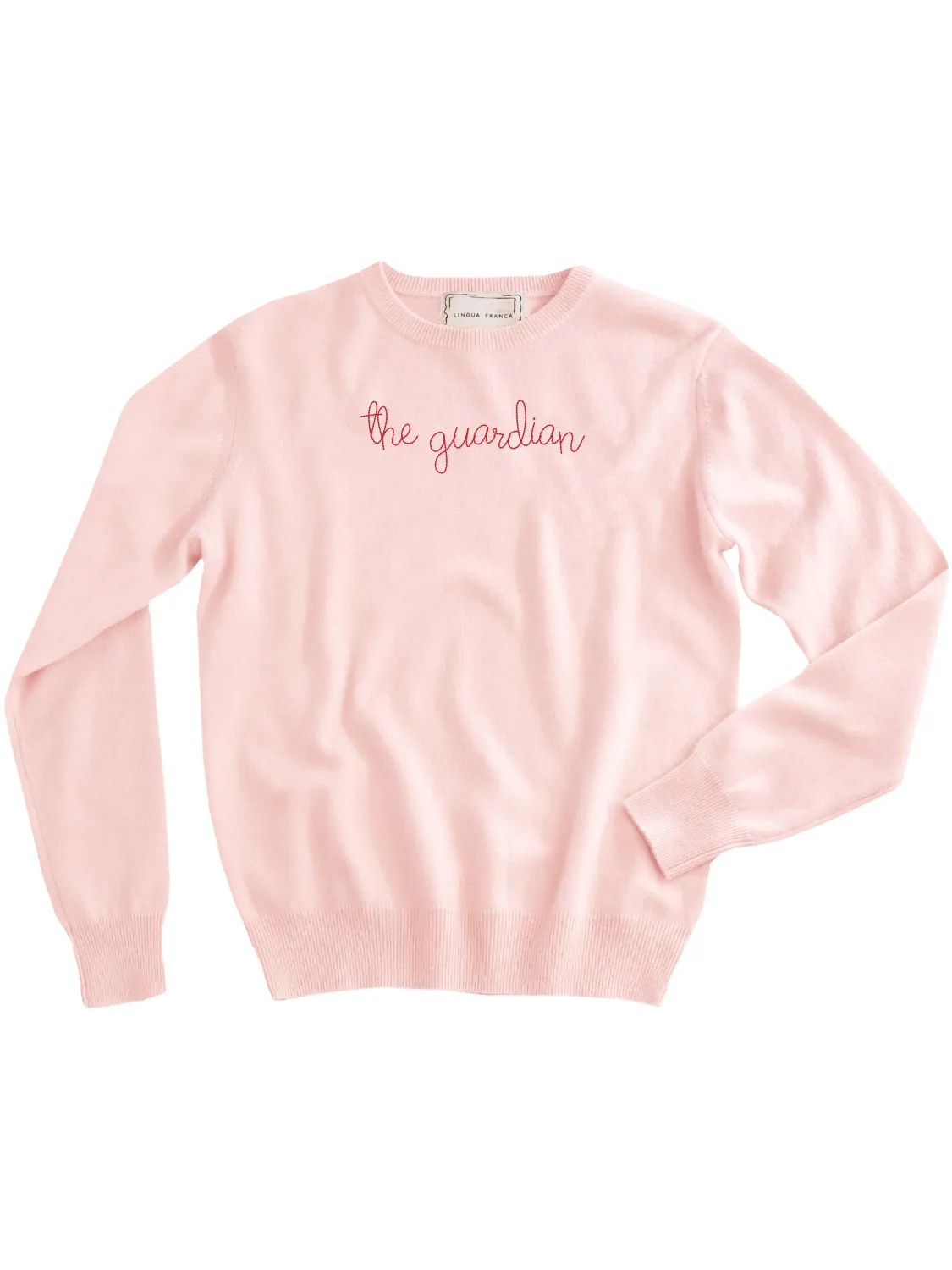 "the guardian" Women's Crewneck sold by Lingua Franca NYC product image thumbnail 2