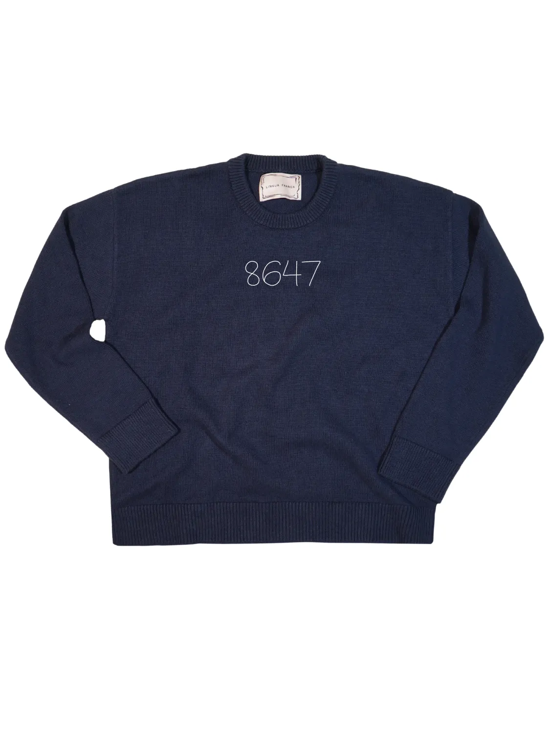 "8647" Maxine Sweater sold by Lingua Franca NYC product image thumbnail 3