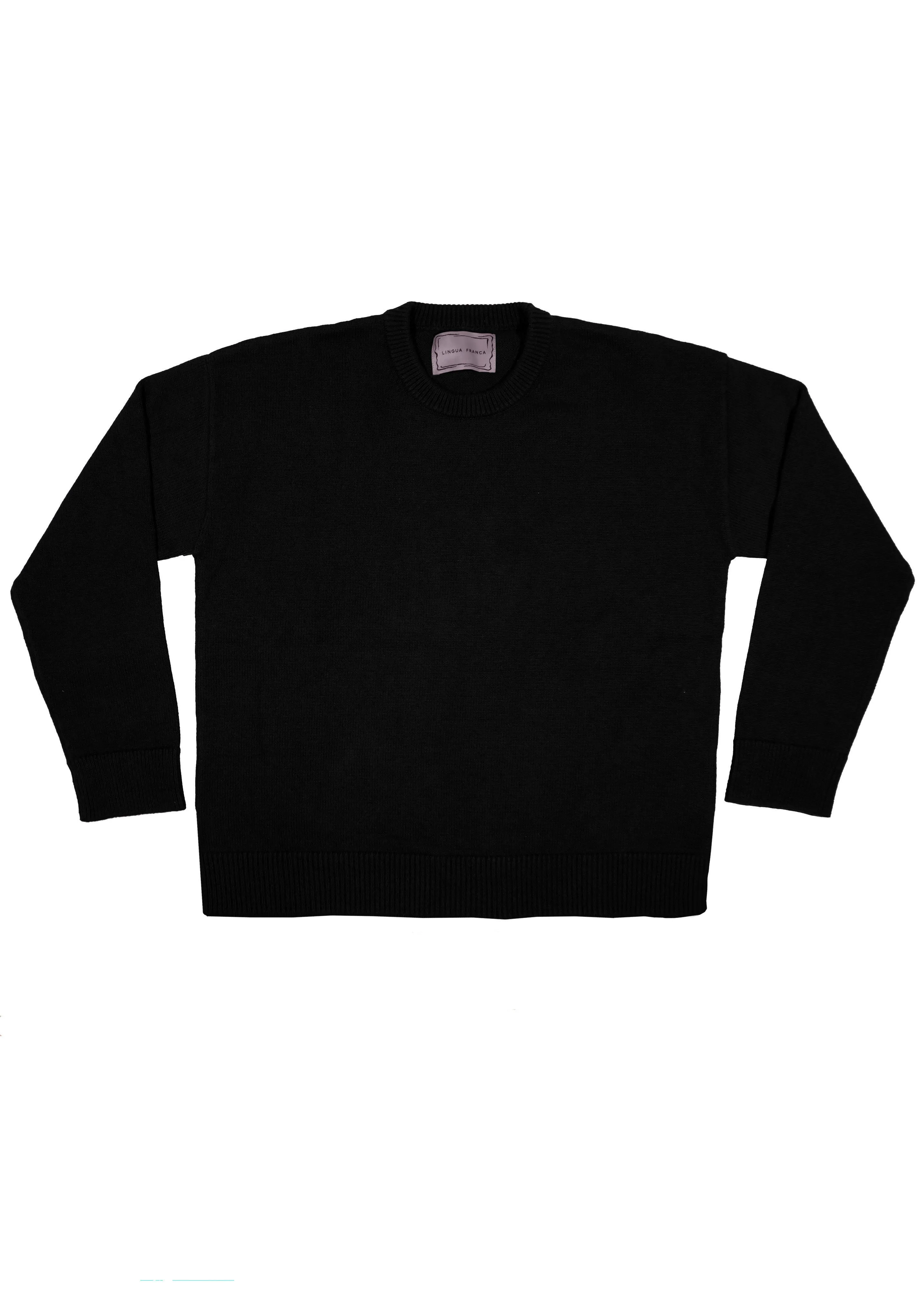 Custom Initials Maxine Sweater sold by Lingua Franca NYC product image thumbnail 3