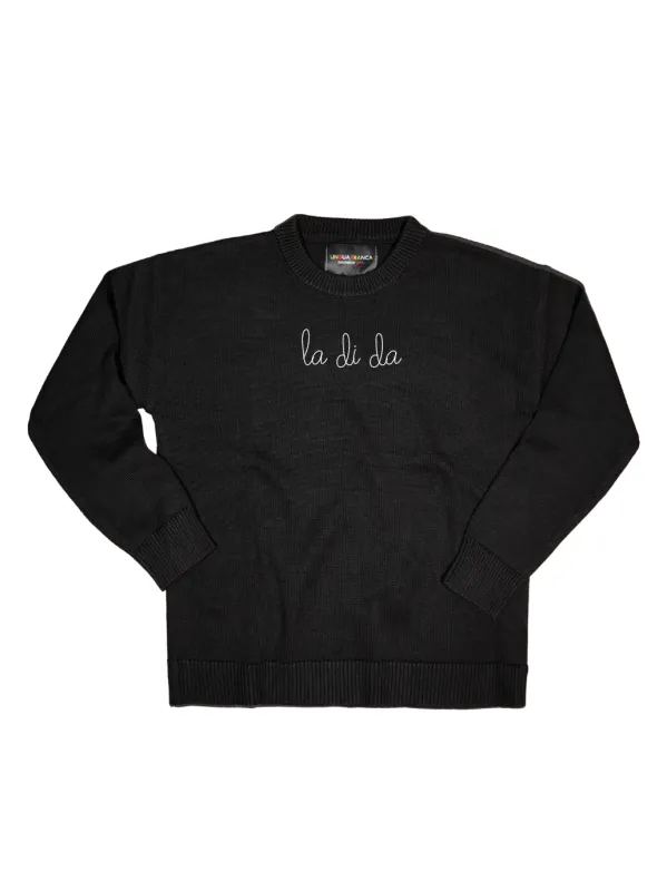 "la di da" Maxine Sweater sold by Lingua Franca NYC
