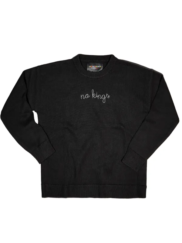"no kings" Maxine Sweater sold by Lingua Franca NYC