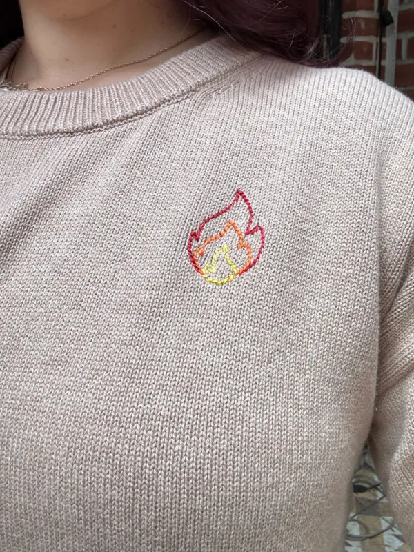 "all the cool girls"  Maxine Sweater sold by Lingua Franca NYC