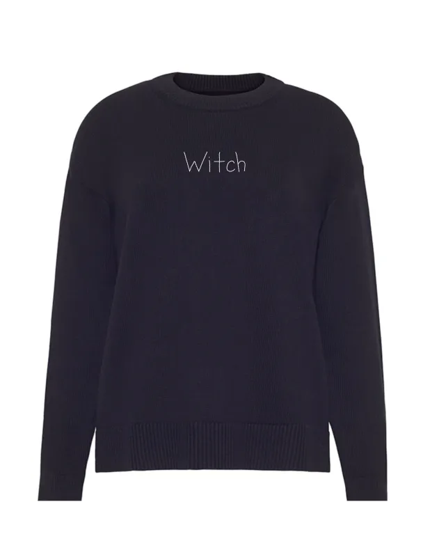 "witch"  Maxine Sweater sold by Lingua Franca NYC