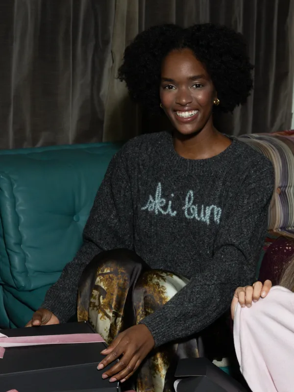 Custom Bianca Crewneck made by Lingua Franca NYC