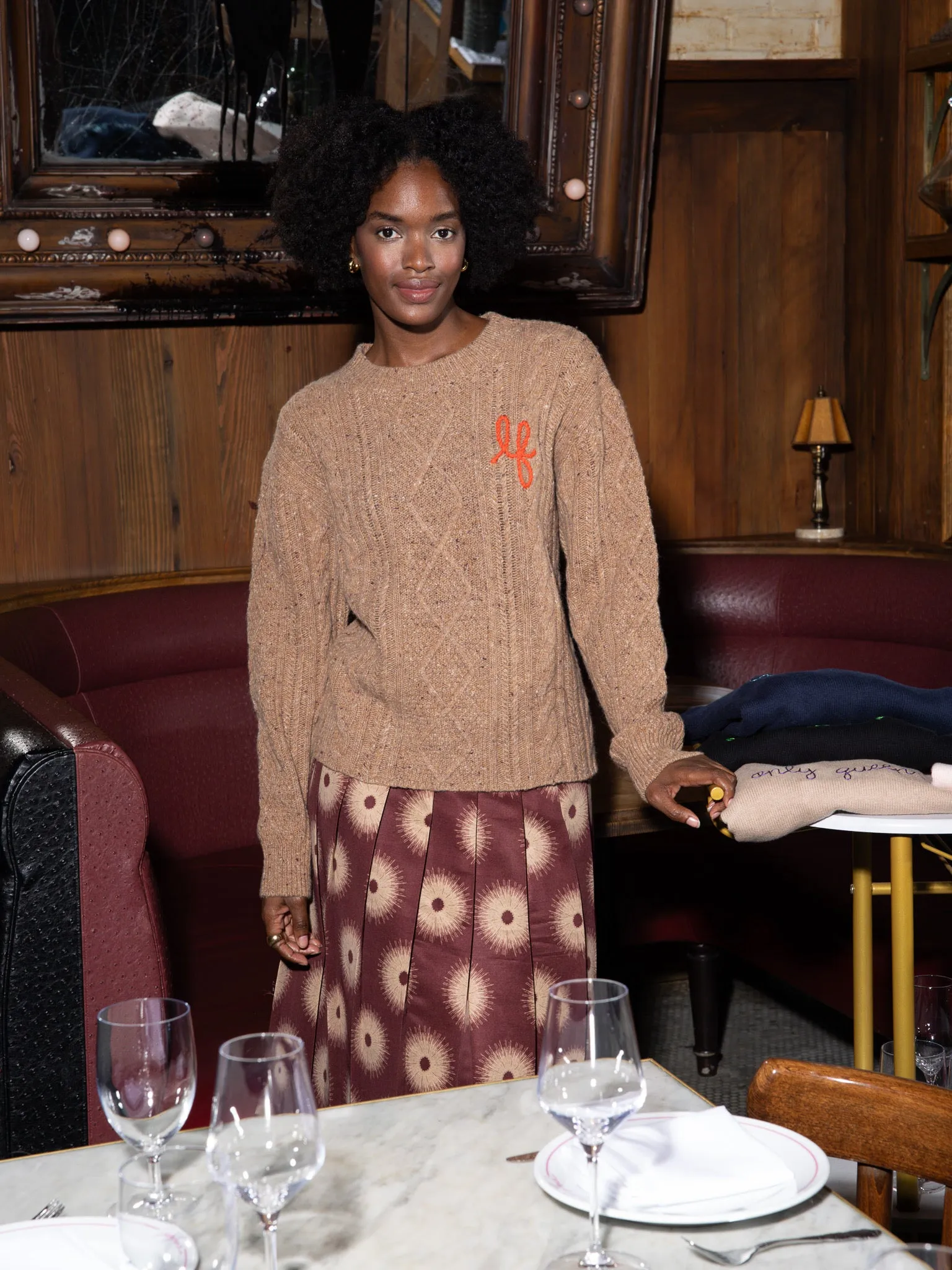 Custom Bianca Crewneck sold by Lingua Franca NYC product image thumbnail 2