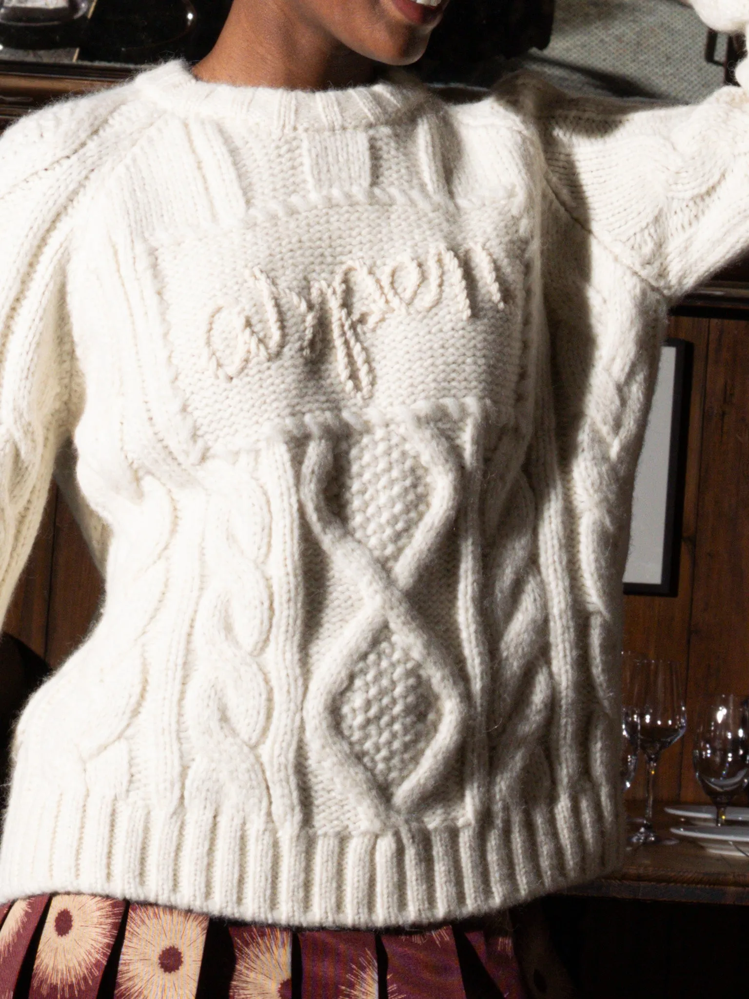 Custom Bjorn Crewneck sold by Lingua Franca NYC product image thumbnail 2