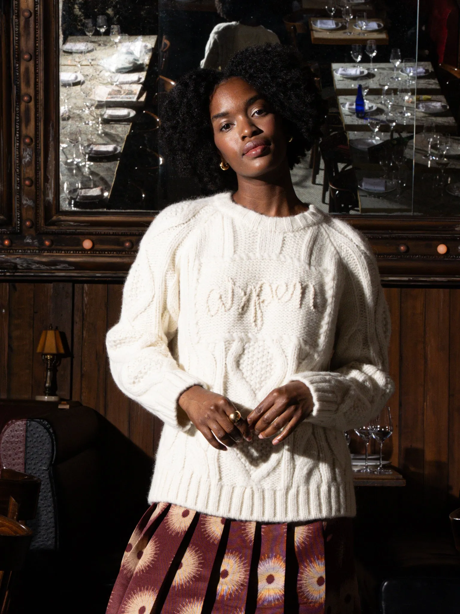 Custom Bjorn Crewneck sold by Lingua Franca NYC product image thumbnail 4