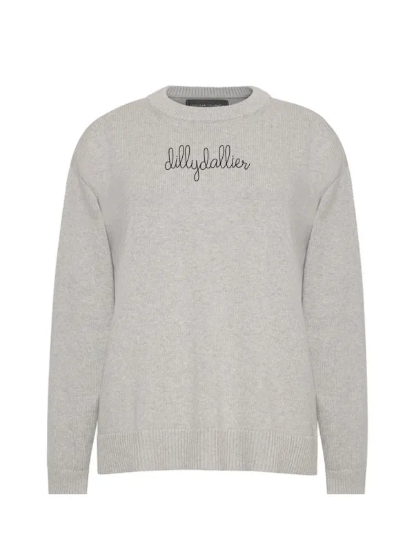 "dillydallier"  Maxine Sweater sold by Lingua Franca NYC