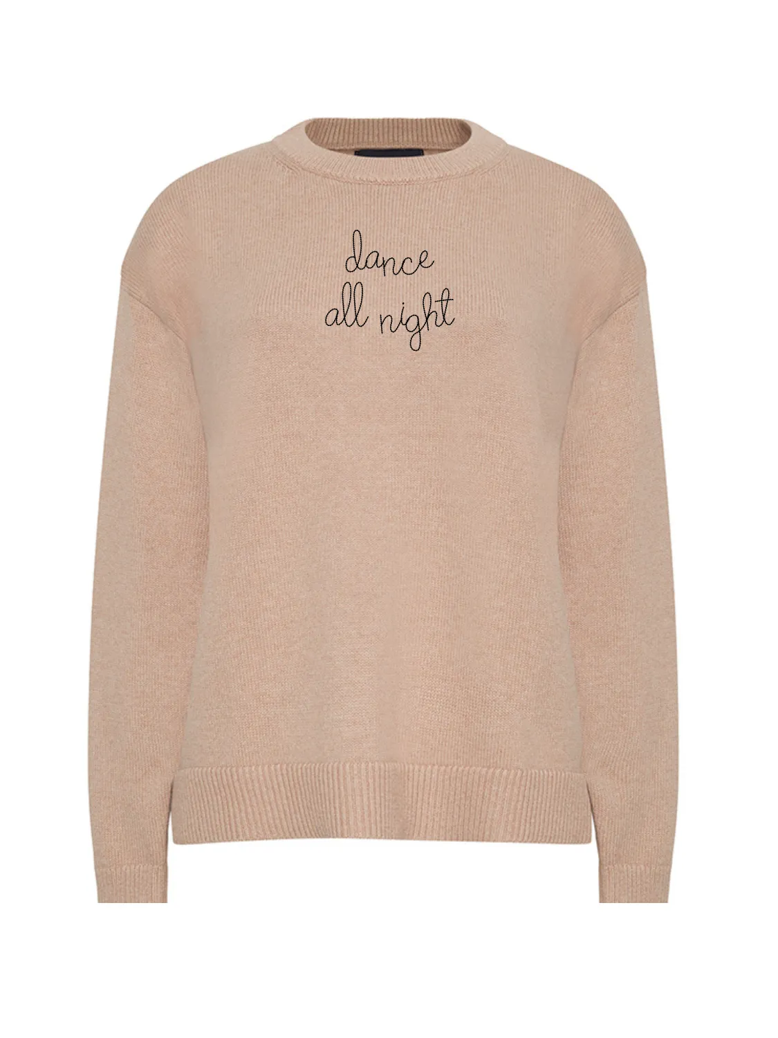 "dance all night" Maxine Sweater sold by Lingua Franca NYC