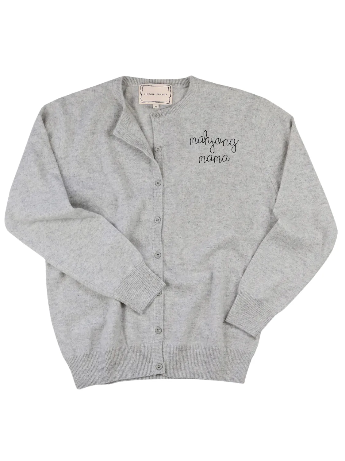 "mahjong mama" Cardigan sold by Lingua Franca NYC product image thumbnail 5