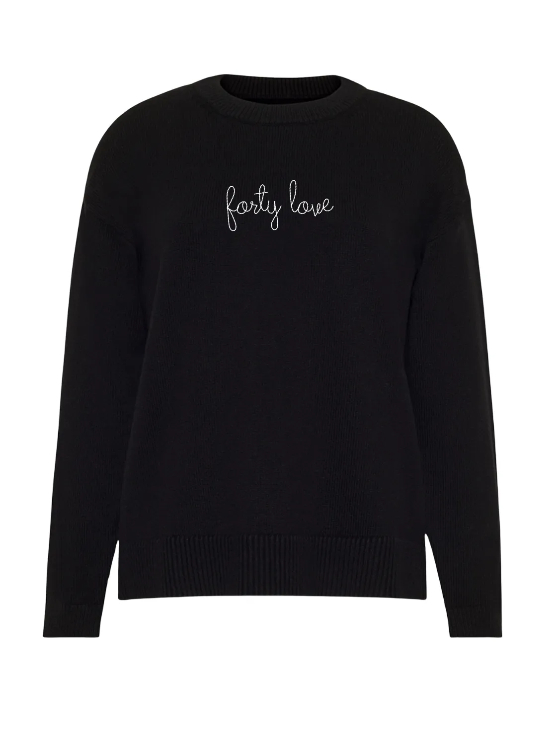 "forty love" Maxine Sweater sold by Lingua Franca NYC product image thumbnail 5