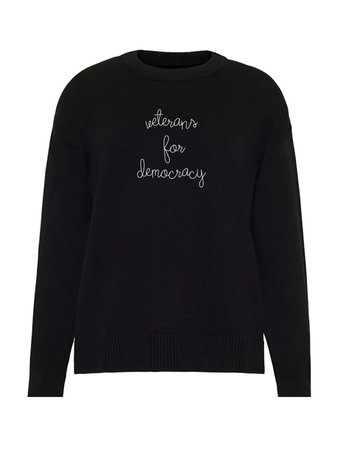 "veterans for democracy" Maxine Sweater sold by Lingua Franca NYC product image thumbnail 5