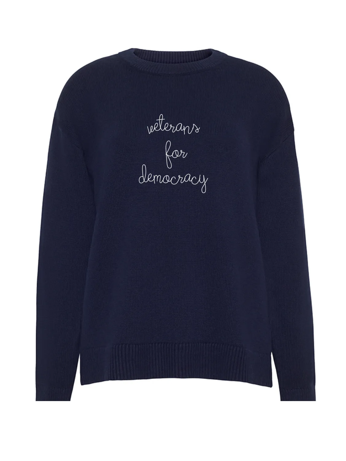 "veterans for democracy" Maxine Sweater sold by Lingua Franca NYC product image thumbnail 2
