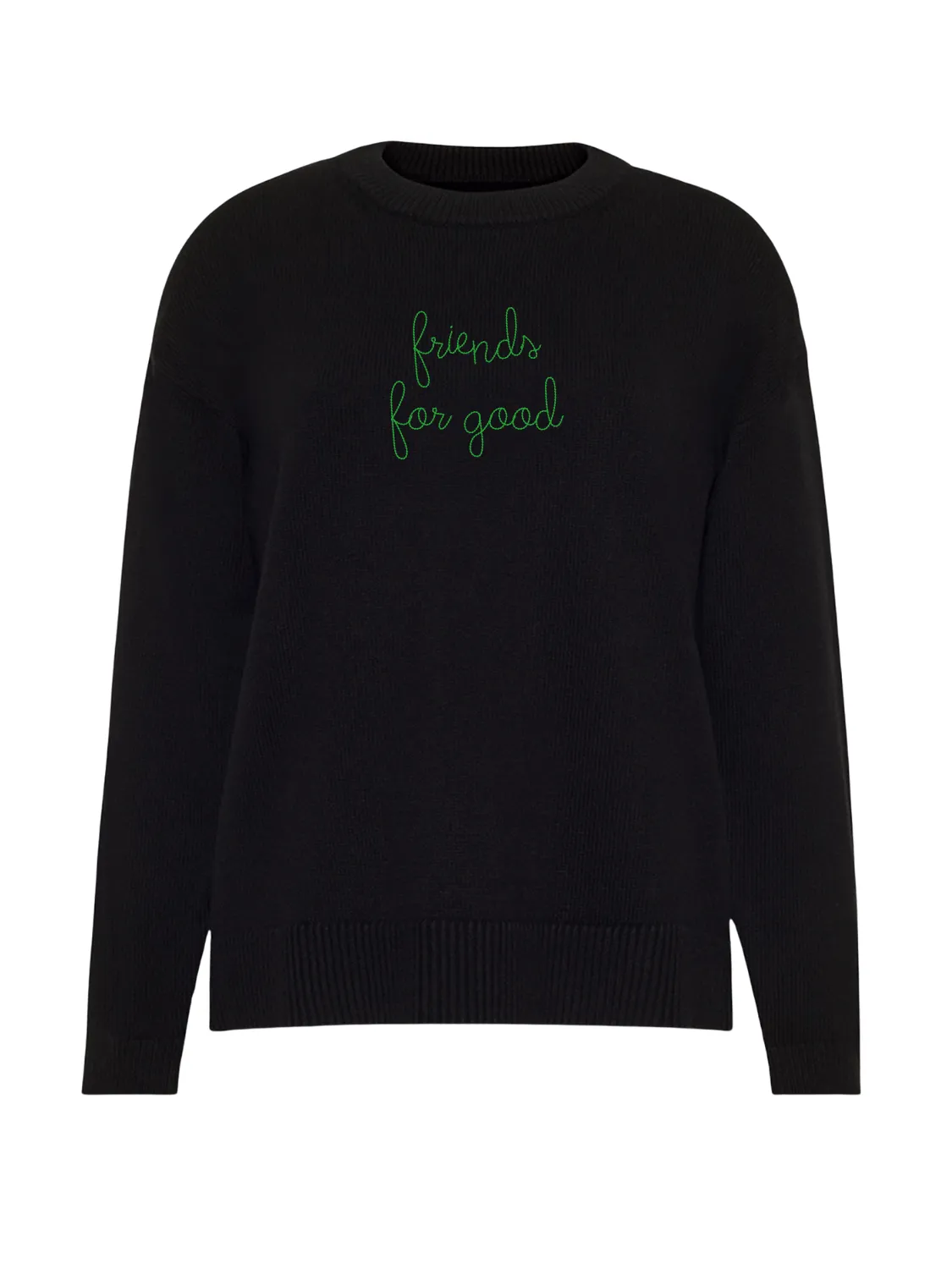 "friends for good" Maxine Sweater sold by Lingua Franca NYC product image thumbnail 3