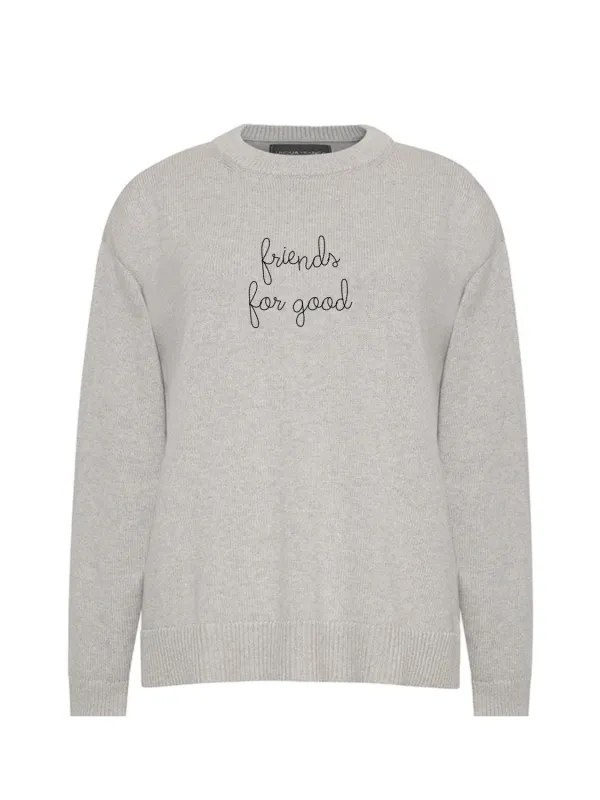 "friends for good"  Maxine Sweater sold by Lingua Franca NYC