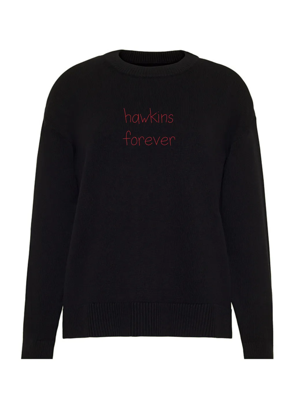 "hawkins forever" Maxine Sweater sold by Lingua Franca NYC