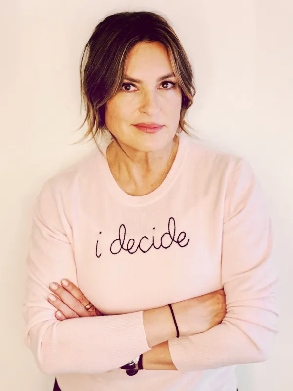 "i decide" Women's Crewneck sold by Lingua Franca NYC